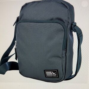 Eddie Bauer NWT lightweight Blue Gray Crossbody Bag